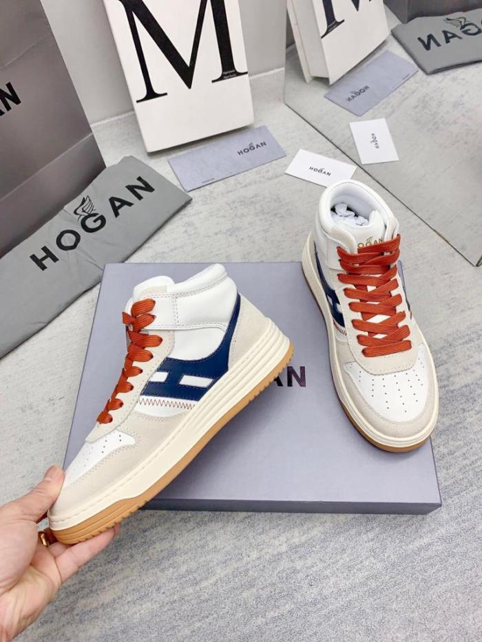 Hogan H630 High Top White Grey Blue