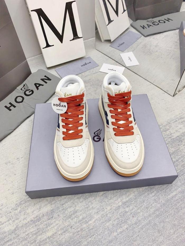 Hogan H630 High Top White Grey Blue