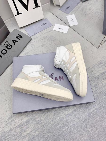High Top Hogan H630 Silver Ivory