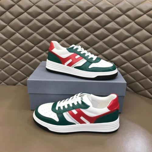 Hogan H630 White Green Red