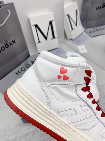 Hogan H630 High Top - Valentine's Day White