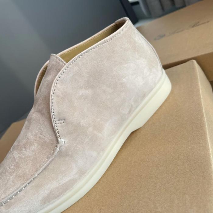 Loro Piana Open Walk suede ankle boots