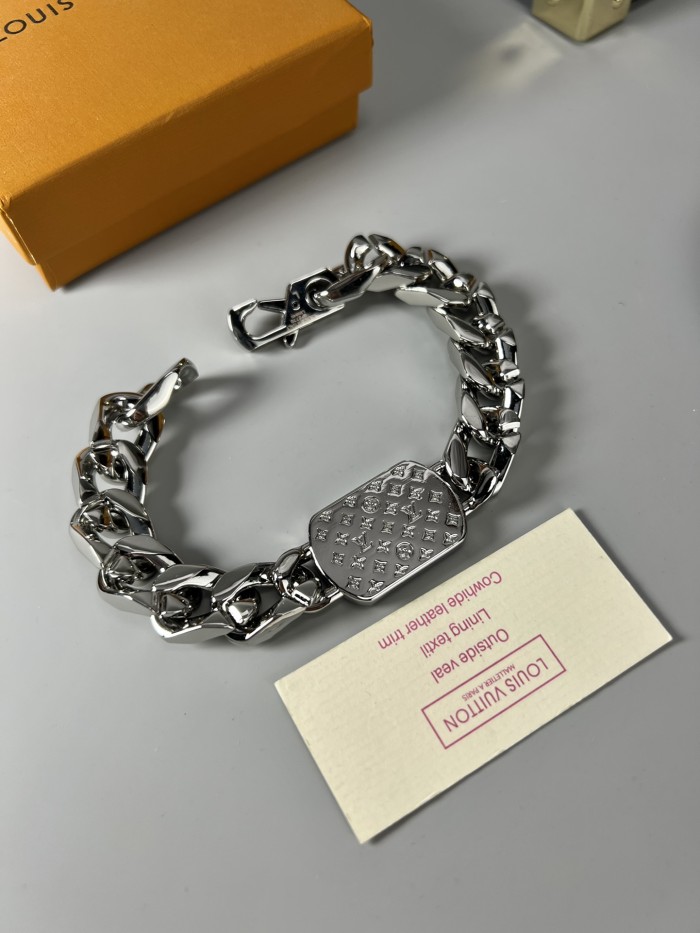 LOUIS VUITTON SHADES Bracelets Men's Silver