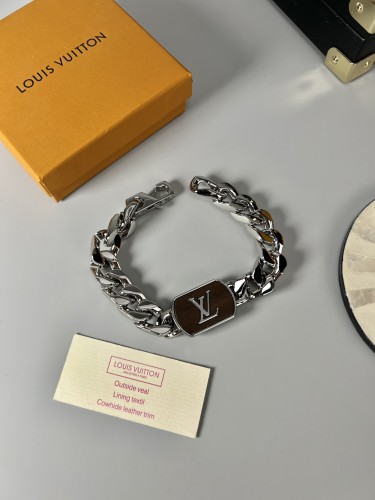 LOUIS VUITTON SHADES Bracelets Men's Silver