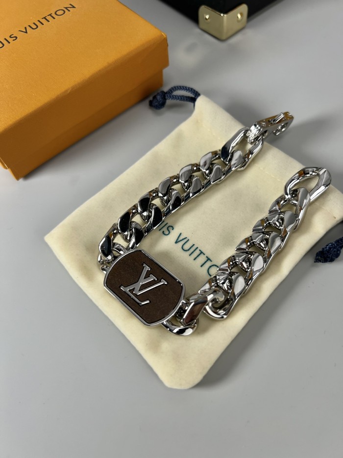 LOUIS VUITTON SHADES Bracelets Men's Silver