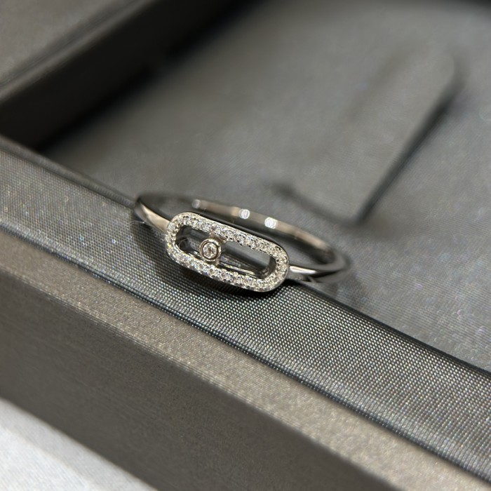 MESSIKA White Gold, Diamond Rings Women's Silver