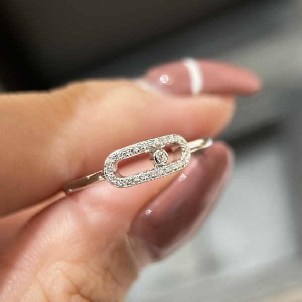 MESSIKA White Gold, Diamond Rings Women's Silver