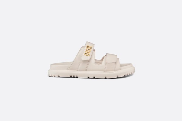 DIOR DIORACT SLIDE White Lambskin