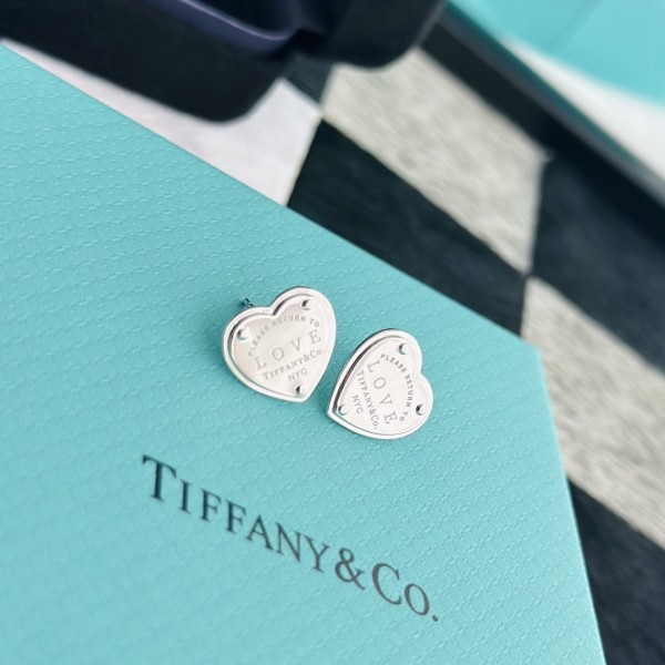 TIFFANY & CO. Silver Earrings Women's Silver