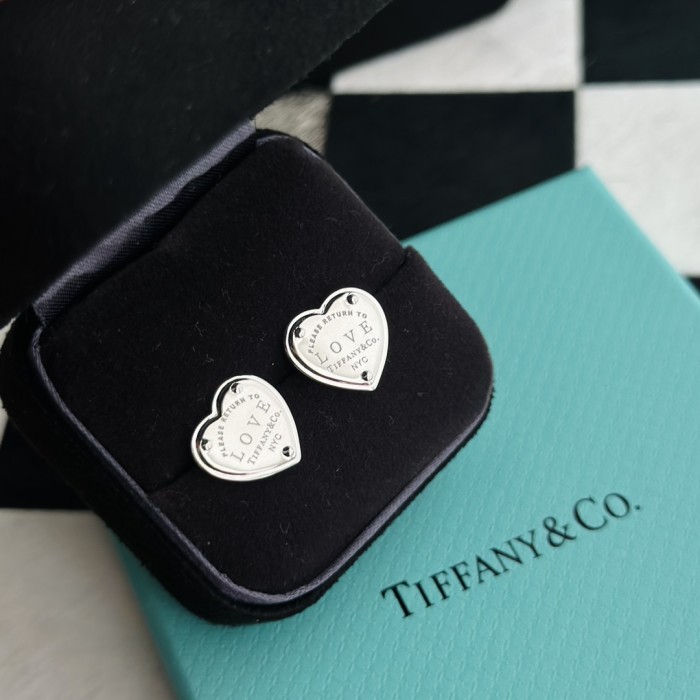 TIFFANY & CO. Silver Earrings Women's Silver