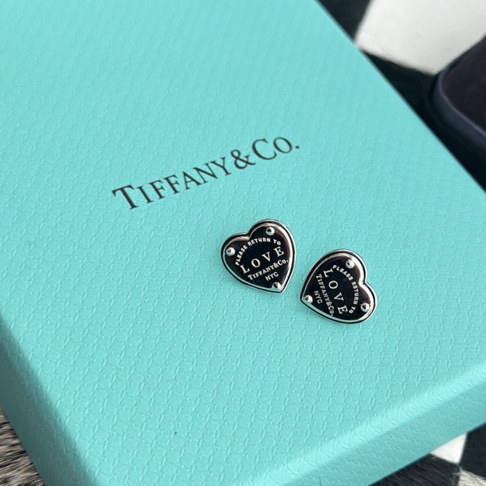 TIFFANY & CO. Silver Earrings Women's Silver
