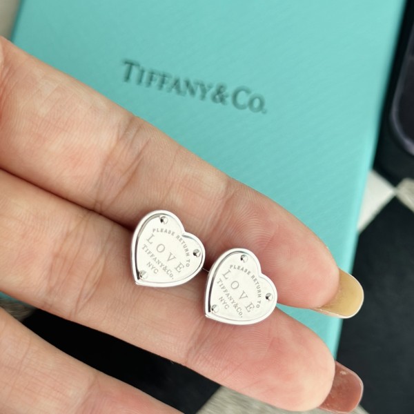 TIFFANY & CO. Silver Earrings Women's Silver
