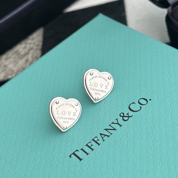 TIFFANY & CO. Silver Earrings Women's Silver