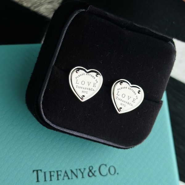 TIFFANY & CO. Silver Earrings Women's Silver
