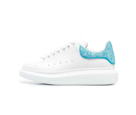 Alexander McQueen  Oversized Sneaker in White Sky Blue