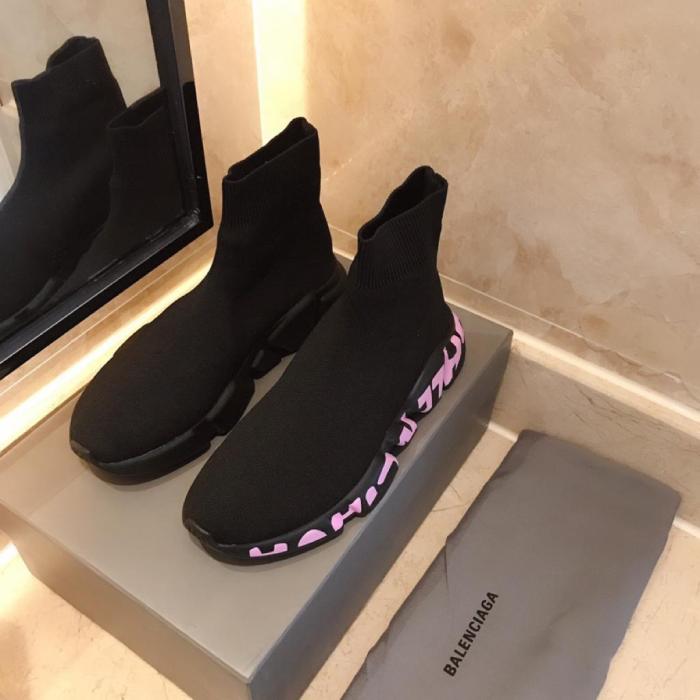 Balenciaga Graffiti Speed Black Pink (Women's)