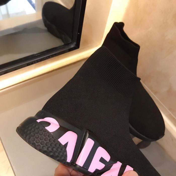 Balenciaga Graffiti Speed Black Pink (Women's)