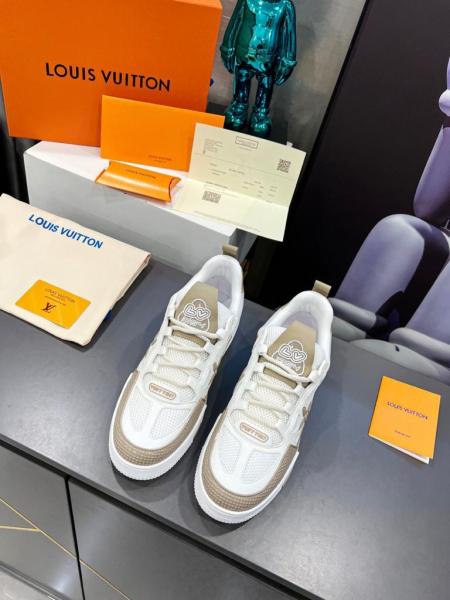 Louis Vuitton LV Skate Sneaker Beige White