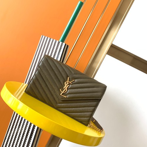 Handbags SAINT LAURENT 377828 size 22.5x14x4 cm