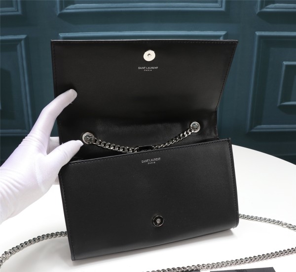 Handbag SAINT LAURENT 364021BOW0N1000 size 24*5.5cm*14.5cm