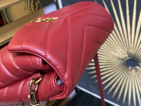 SAINT LAURENT LOULOU Crossbody Bags 630951DV707-6008 size 20*7.5*14 cm