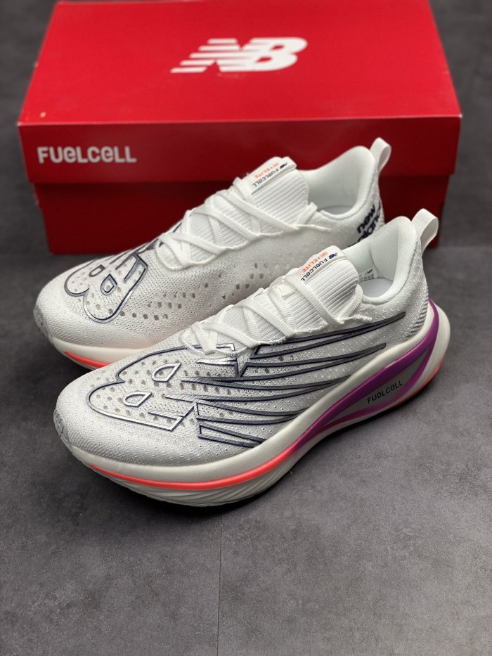 New Balance FuelCell SC Elite V3 White Victory Blue