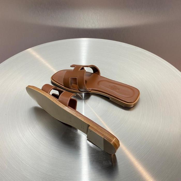 Hermes Oran Sandal Gold Box Calfskin Leather