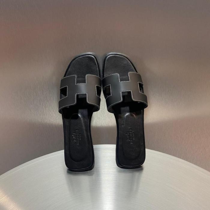 Hermes Oran Sandal Nior Box Calfskin Leather