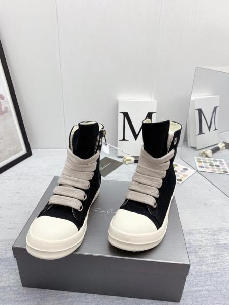 Rick Owens DRKSHDW Jumbo Lace High Black