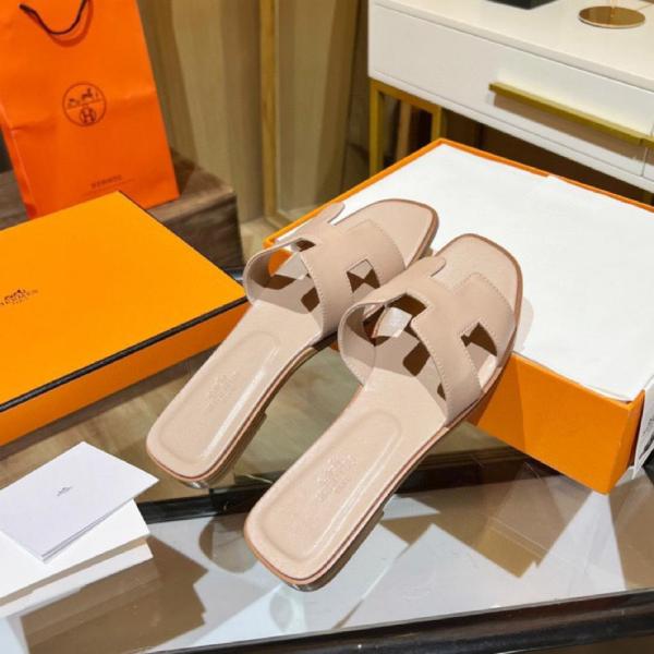 Hermes Oran Sandal Beige Nude