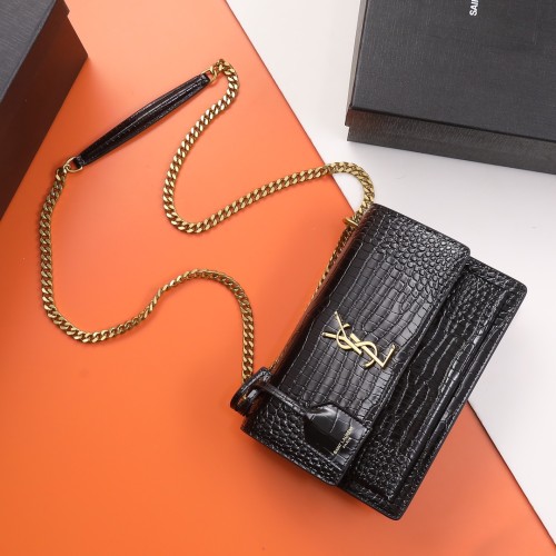 Handbags SAINT LAURENT 442906-DND0J-1000 size 22x8x16 CM