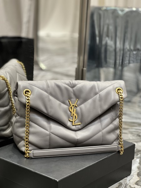 SAINT LAURENT PUFFER Shoulder Bags 577475-1EL07-1112 size L35*W13.5*H23cm