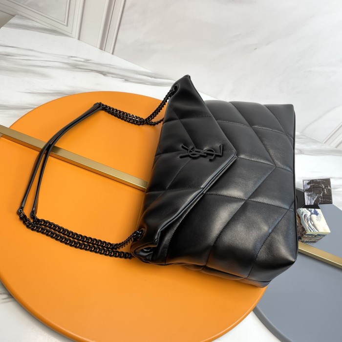 SAINT LAURENT LOULOU Shoulder Bags 577475-1EL08-1000 size 35*13.5*23 cm