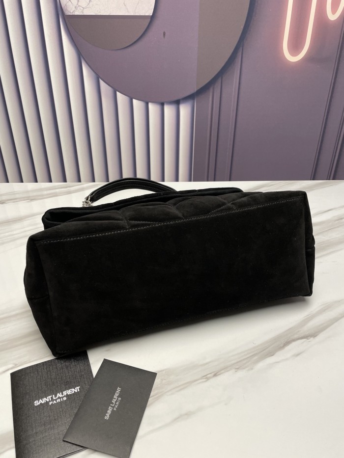 SAINT LAURENT PUFFER Shoulder Bags 577475-1U810-1000 size L35*W13.5*H23cm