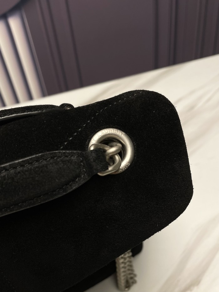 SAINT LAURENT PUFFER Shoulder Bags 577475-1U810-1000 size L35*W13.5*H23cm