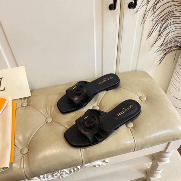 Louis Vuitton LV Isola Flat Mule Black