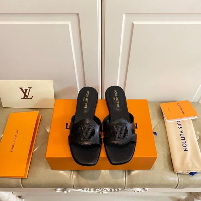 Louis Vuitton LV Isola Flat Mule Black
