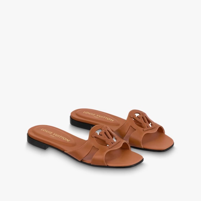 Louis Vuitton LV Isola Flat Mule COGNAC