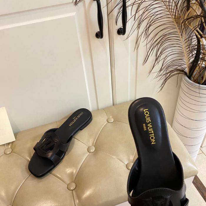 Louis Vuitton LV Isola Flat Mule Black