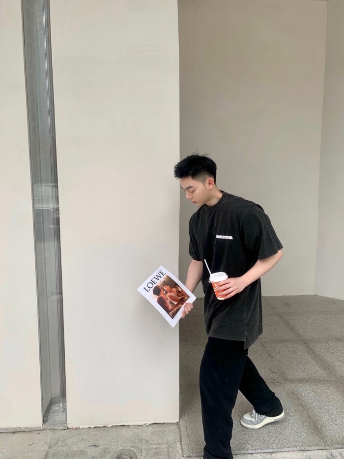 Balenciaga T Shirt Unisex Black