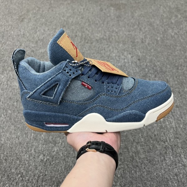 Jordan 4 Retro Levi's Denim (Tag with Levi's Logo)