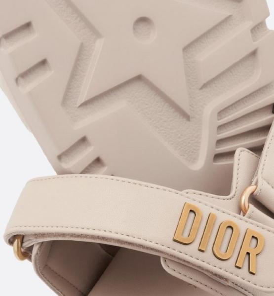 Dior DIORACT SANDAL Powder Beige Lambskin