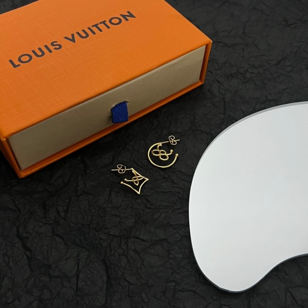 LOUIS VUITTON Earrings Women's Gold