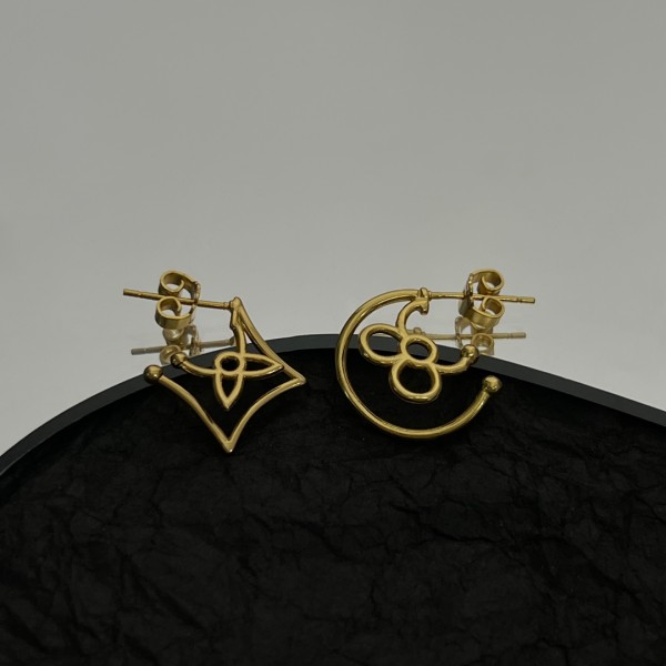 LOUIS VUITTON Earrings Women's Gold