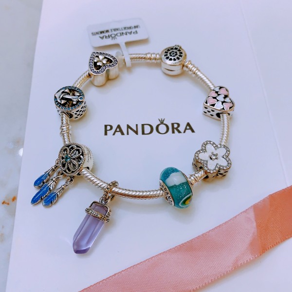 Pandora 925 Sterling Silver Bracelets Women's Silver