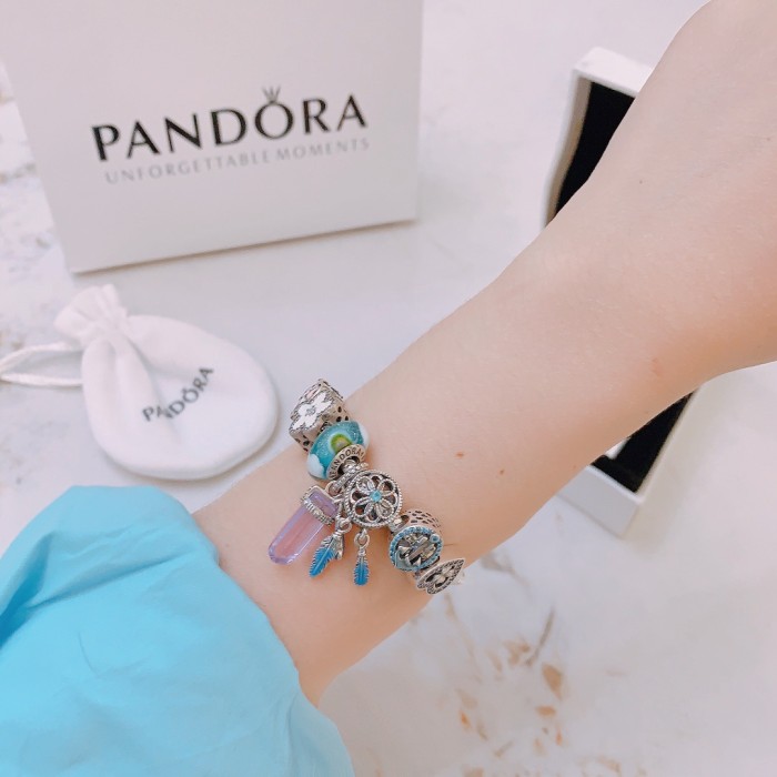 Pandora 925 Sterling Silver Bracelets Women's Silver