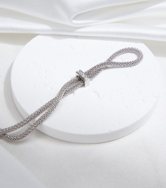 CARTIER PANTHÈRE 18K Gold Diamond Necklaces Unisex White Gold