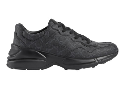 Gucci Rhyton Black GG Supreme Canvas