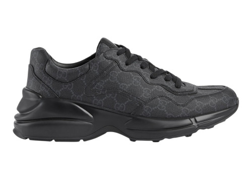 Gucci Rhyton Black GG Supreme Canvas