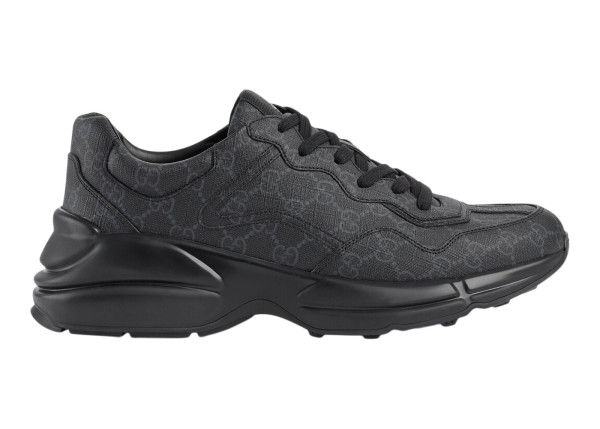 Gucci Rhyton Black GG Supreme Canvas